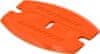 Scraperite Plastová čepel-škrabka oranžová, zaoblená, 30 ks, SCRAPERITE