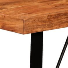 Greatstore Barový stůl masivní akáciové dřevo 120 x 60 x 107 cm