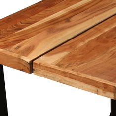 Greatstore Barový stůl masivní akáciové dřevo 150 x 70 x 107 cm