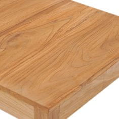 Greatstore Zahradní barový stůl 60 x 60 x 105 cm masivní teakové dřevo