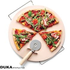 DUKA Pizza Stone 33 Cm Kámen Na Pizzu S Kráječem