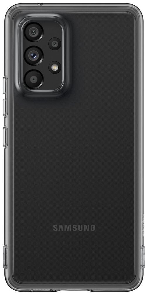 Samsung Poloprůhledný zadní kryt pro Samsung Galaxy A53 5G EF-QA536TBEGWW černý - rozbaleno