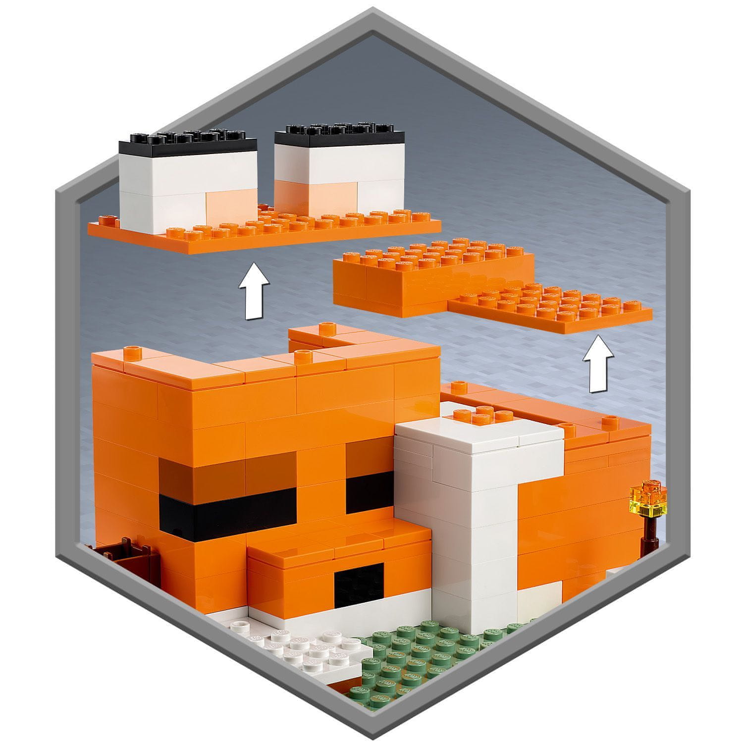  Minecraft 21178 Liščí domek 