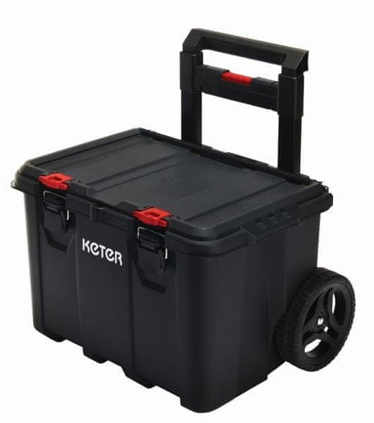 Levně KETER kufr Stack’N’Roll Mobile cart 251493, černá