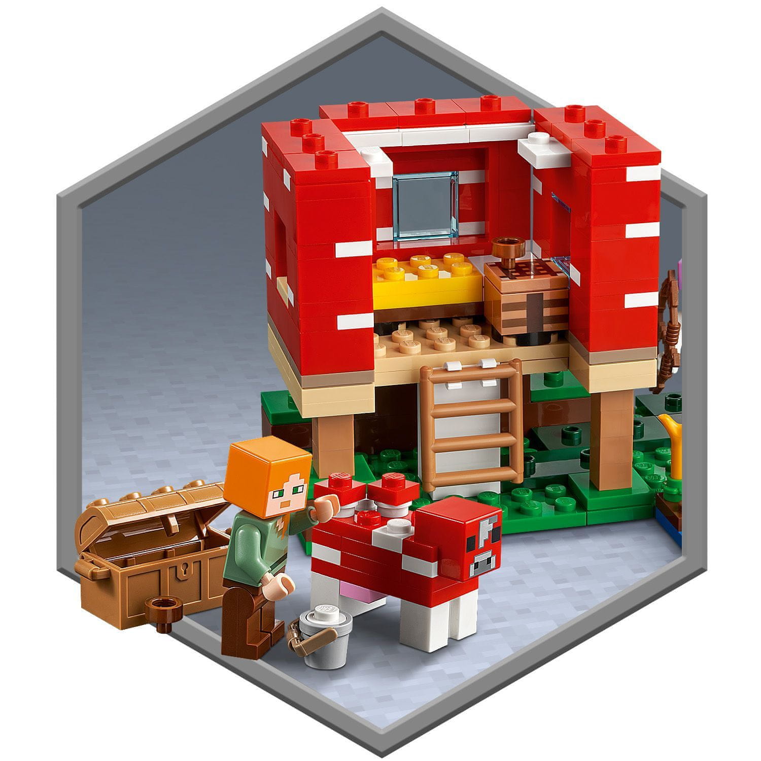  Minecraft 21179 Houbový domek