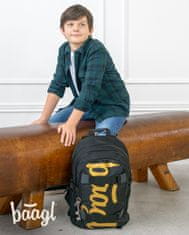 BAAGL Školní batoh Skate Gold