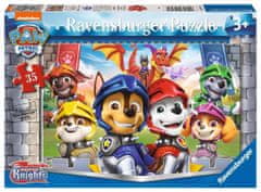 Ravensburger Puzzle Tlapková patrola: Záchranářští rytíři 35 dílků
