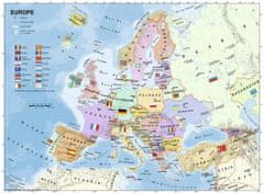 Ravensburger Puzzle Mapa Evropy XXL (francouzsky) 200 dílků