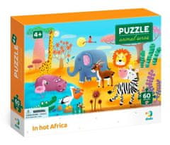 Dodo Toys Puzzle Zvířata: Vedro v Africe 60 dílků