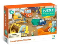 Dodo Toys Puzzle Doprava: Stavební stroje 30 dílků