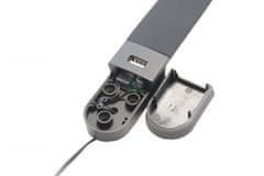 FURNIKA SILKA USB - bílá - neurální bílá