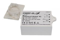 GENIUX přijímač X1 - stmívatelný, 300W, 230V