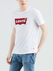 Levis Bílé pánské tričko s potiskem Levi's XL
