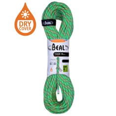 Beal Horolezecké lano Beal Tiger 10mm UNICORE DRY COVER zelená|60m