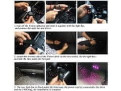 commshop Barevné LED RGB podsvícení do auta
