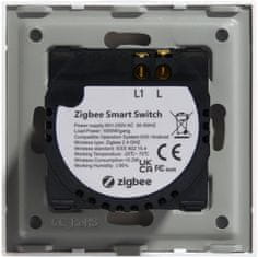iQtech SmartLife chytrý vypínač 1x NoN, ZigBee, Bílá (IQTJ007)