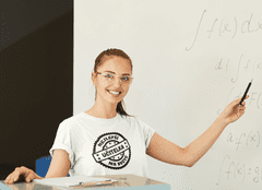 Fenomeno Dámské tričko Nejlepší učitelka na světě - bílé Velikost: XS