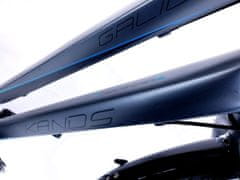 Kands dámské jízdní kolo galileo kola 28” grafit/zelený 17 palcu - 150-167 cm vysoký