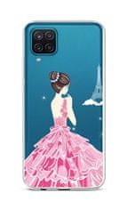 TopQ Kryt Samsung A12 silikon Pink Princess 57760