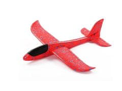 commshop Polystyrenové házecí letadlo dolet až 40 m - barva červená