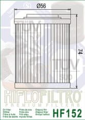 Hiflo Olejový filtr na moto HF152