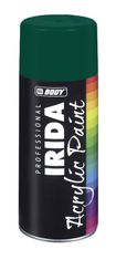 HB BODY Sprej IRIDA RAL 6005 (400ml) - tmavě zelený sprej akrylový na kov, dřevo i plast