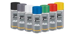 HB BODY P360 Sprej - Bílá (400ml) - akrylátový, antikorozní plnič 