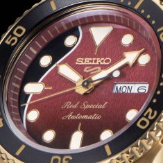 Seiko SRPH80K1 LIMITED EDITION Brian May "Red Special" pánské mechanické hodinky s automatickým nátahem