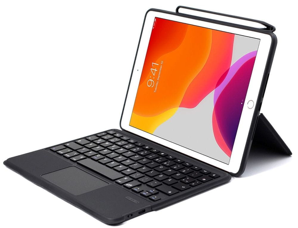 EPICO Keyboard Case iPad 10,2" 43811101300007, ČEŠTINA/černá - použité