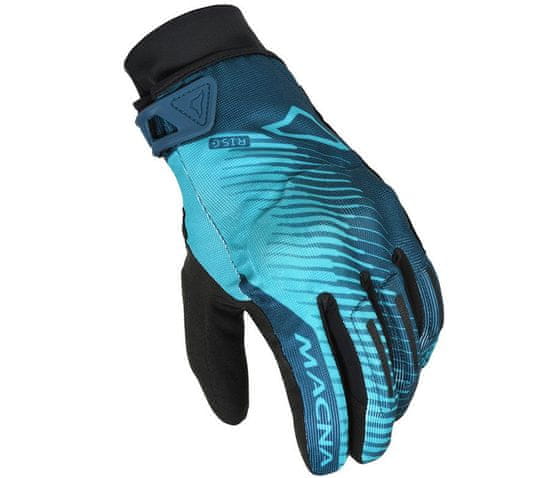 Macna Dámské rukavice Crew RTX black/blue/aqua lady gloves