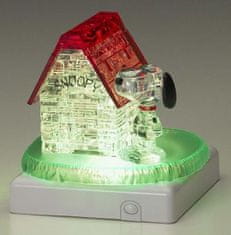 HCM Kinzel 3D Crystal puzzle Snoopy a domek 50 dílků