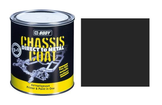 HB BODY Chassis Coat - Černá RAL 9005 (750ml) - vysoce kvalitní antikorozní barva (3v1)