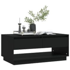Greatstore Konferenční stolek černý 102,5 x 55 x 44 cm dřevotříska