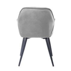Homla Židle CHERRY šedá 57x63x84 cm