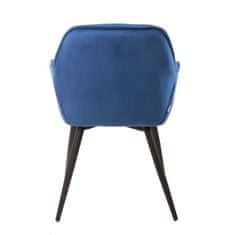 Homla CHERRY Námořnická modrá židle 57x63x84 cm