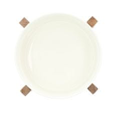 Homla FINCAN Keramická mísa na salát bílá 20 cm