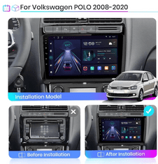 Junsun Autoradio do Volkswagen POLO 5 2008-2020 ANDROID GPS NAVIGACE, USB, Android Rádio do Volkswagen POLO 5 sedan 2008-2020 GPS autorádio