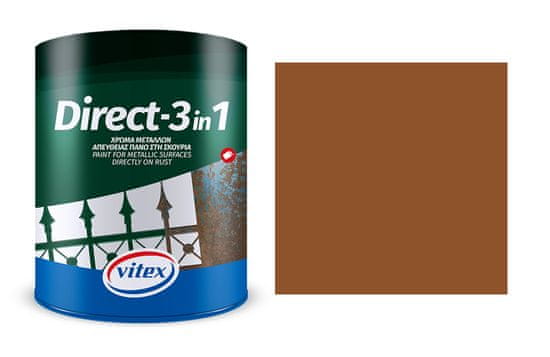 Vitex Direct 3v1 - 27 Sv. hnědá (2,5 litrů) - barva určená přímo na rez