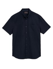 Marks & Spencer Košile z látky Oxford z čisté bavlny námořní modrá S