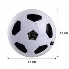 AUR Fotbalový míč - létající míč - barva bílá
