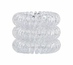 Invisibobble 3ks the traceless hair ring, sparkling clear