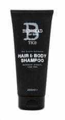 Tigi 200ml bed head men hair & body shampoo, šampon