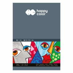 Happy Color Skicák mixed media (200g/m2, 25listů) a3