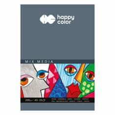 Happy Color Skicák mixed media (200g/m2, 25listů) a4