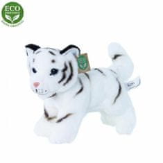 Rappa Plyšový tygr bílý mládě stojící s tvarovatelnými