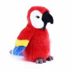 Rappa Plyšový papoušek červený 19 cm