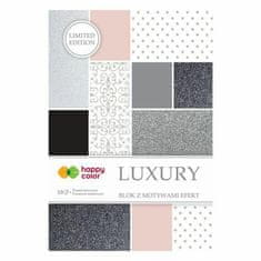 Happy Color Sada papírů luxury (10ks) a4, happy color, třpytivý