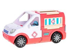 Mikro Trading Ambulance 22 cm s panenkou 14 cm a doplňky v krabičce
