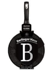 Berlingerhaus Pánev na palačinky s mramorovým povrchem 28 cm Black Silver Collection BH-7137
