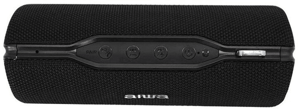  stilski prenosni zvočnik aiwa bst-500 bluetooth aux in vhod vodoodporen ip67 funkcija prostoročnega telefoniranja mikrofon zanka baterija 2000 mah življenjska doba baterije 8 h na polnjenje 